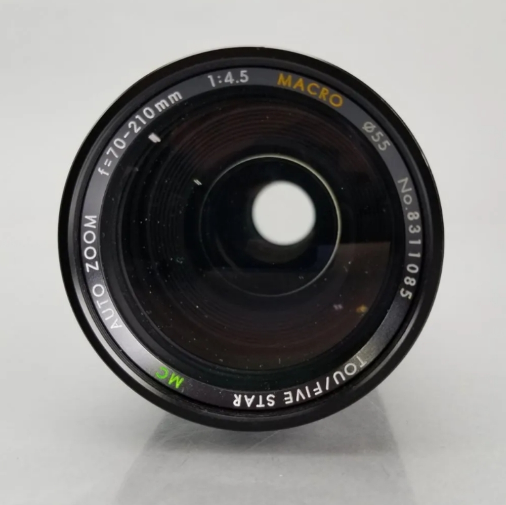 Toyo Optics Tou/Five Star MC Auto Macro Zoom 70-210mm f4.5 Black canon fd Lens - Picture 3 of 6